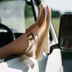 Baby girl leather Ballet flats Young Soles Rosie image-4