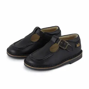 Leather Ballet flats baby girl Young Soles Parker image-0