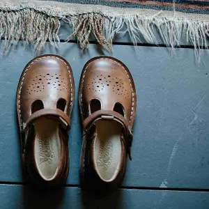 Children's leather Ballet flats Young Soles Penny image-3