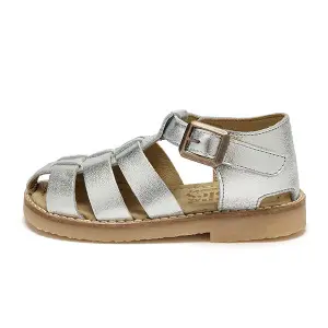 Leather sandals girl Young Soles Noah image-0