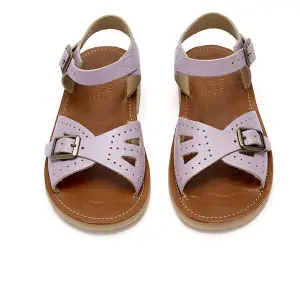 Leather baby girl sandals Young Soles Pearl image-2
