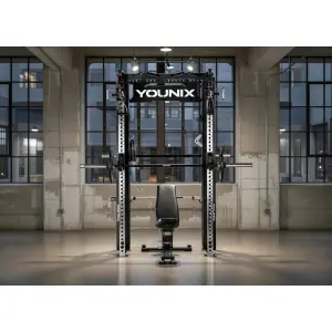 Sprzęt do ćwiczeń siłowych Younix Cable Rack Smith Bundle