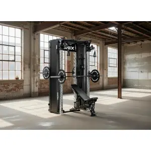 Sprzęt do ćwiczeń siłowych Younix Cable Rack Smith Bundle image-6