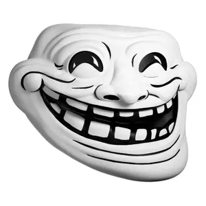 Vinyl collectible figurine Youtooz Meme Troll Face image-0