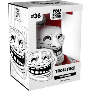 Vinyl collectible figurine Youtooz Meme Troll Face image-1