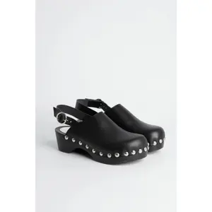 Women's leather clogs Youyou York Vegetal image-1