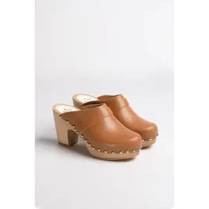 Women's leather clogs Youyou Yrma Rock image-1