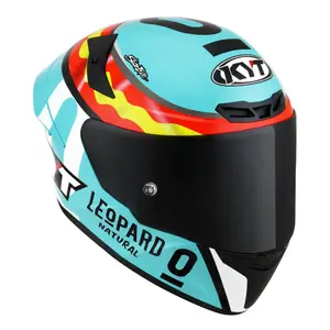 Capacete de treino Kyt tt-course leopard replica spaniard image-1