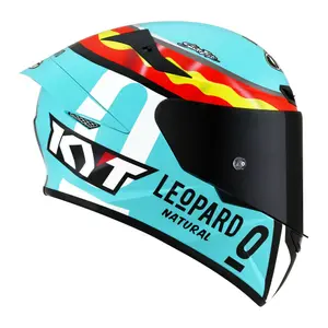 Capacete de treino Kyt tt-course leopard replica spaniard image-4