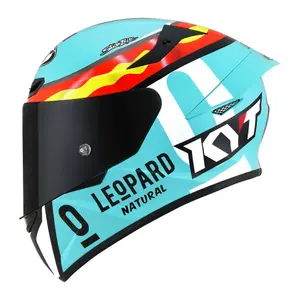 Capacete de treino Kyt tt-course leopard replica spaniard image-0