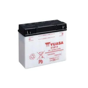 Batteria moto convenzionale senza pacco acido Yuasa 51814 BMW R 45 /N (0352) [450]