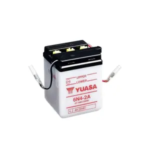 Konventionelle Motorradbatterie ohne Säurepack Yuasa 6N4-2A SUZUKI GP 125 [125]