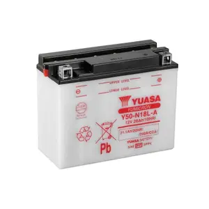Batteria moto convenzionale senza pacco acido Yuasa Y50-N18L-A DUCATI 500 GTL [500]