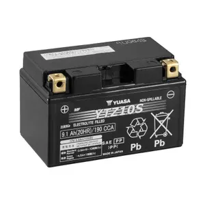 Batteria moto senza manutenzione attivata Yuasa YTZ10S