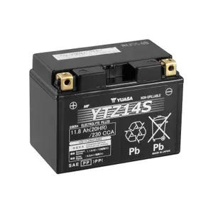 Batteria moto senza manutenzione attivata Yuasa YTZ14S
