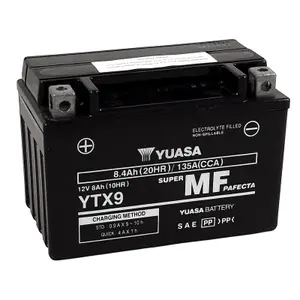 Baterie pro motorky bezúdržbová aktivovaná Yuasa YTX9FA