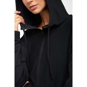 Sweat sudadera con capucha de media cremallera para mujer YUJ Yoga YUJLAB image-4