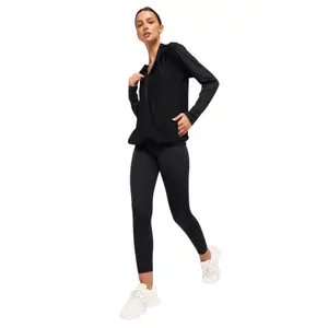 Sweat sudadera con capucha de media cremallera para mujer YUJ Yoga YUJLAB image-1