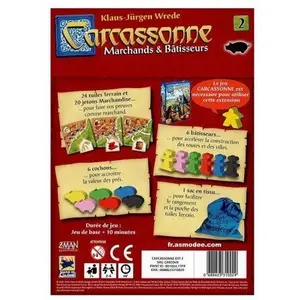 Board games Z-man Games Carcassonne : Marchands et Bâtisseurs image-1
