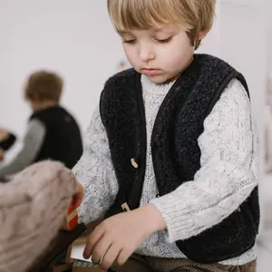 Gilet en laine enfant Zaffiro Nevada image-1