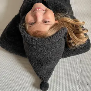 Veste à capuche en laine enfant Zaffiro Meri Nevada image-2