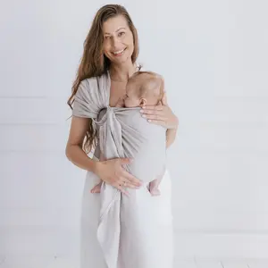 Baby carrier scarf Zaffiro HugMe Roma image-4