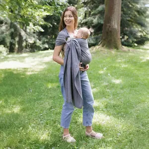 Baby carrier scarf Zaffiro HugMe Roma image-4