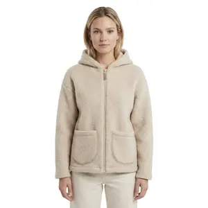 Dames lamswollen hoodie Zaffiro Zoya Sierra image-0