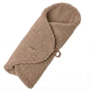 Coperta avvolgente in lana doppia neonato Zaffiro Nevada