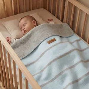 Baby-Baumwolldecke Zaffiro Alba image-1