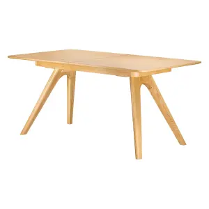 Extended dining table with integrated natural oak Zago image-1