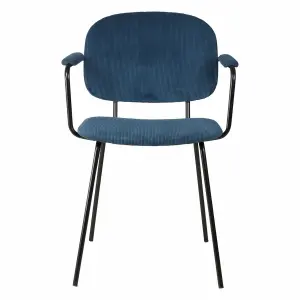 Corduroy armchair Zago Aston image-0