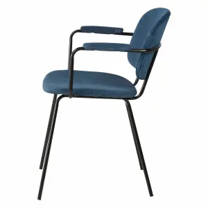 Corduroy armchair Zago Aston image-2
