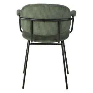 Corduroy armchair Zago Aston image-3