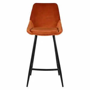 Velvet snack chair Zago Bari image-0