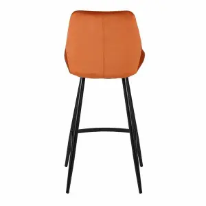 Velvet snack chair Zago Bari image-5