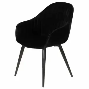 Velvet armchair Zago Bari image-1