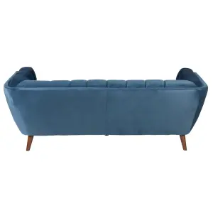 Velvet 3-seater sofa Zago image-3