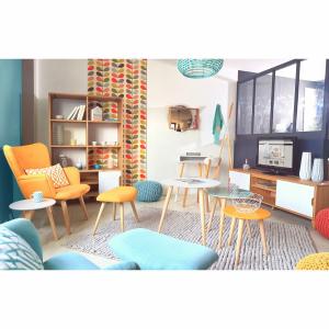 Nesting coffee tables Zago Bloom (x2) image-3