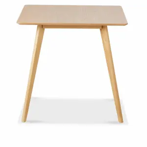 Square oak dining table Zago Bloom 80cm image-2
