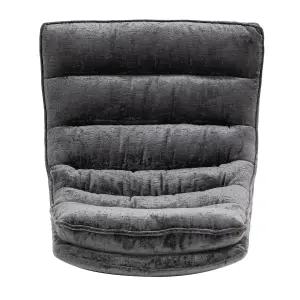 Velvet swivel armchair Zago image-4