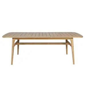 Outdoor dining table in acacia with extension Zago image-3
