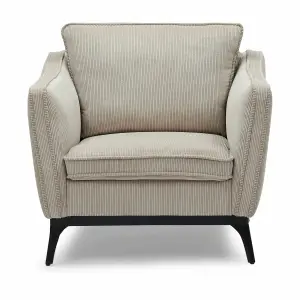 Fauteuil velours côtelé Zago Cleo image-0