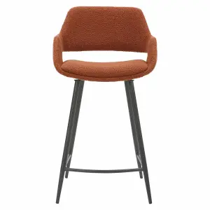 Bouclette wool effect snack chair Zago Esmee image-0