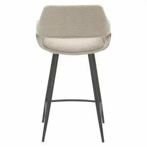 Bouclette wool effect snack chair Zago Esmee image-2