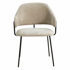 Fabric dining chair Zago Ezra image-0