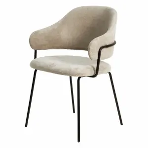 Fabric dining chair Zago Ezra image-1