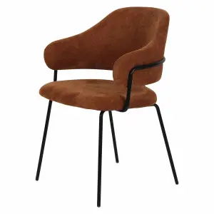 Chaise de repas tissu Zago Ezra image-1