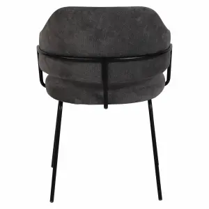 Fabric dining chair Zago Ezra image-1