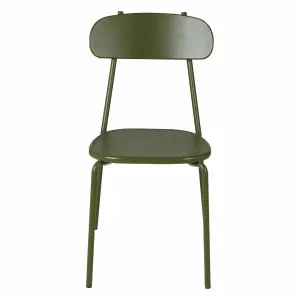 Metal outdoor dining chair Zago Fox image-0